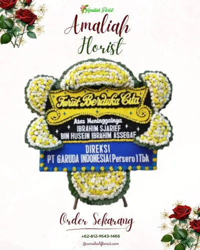 Papan Bunga Duka di Babatan